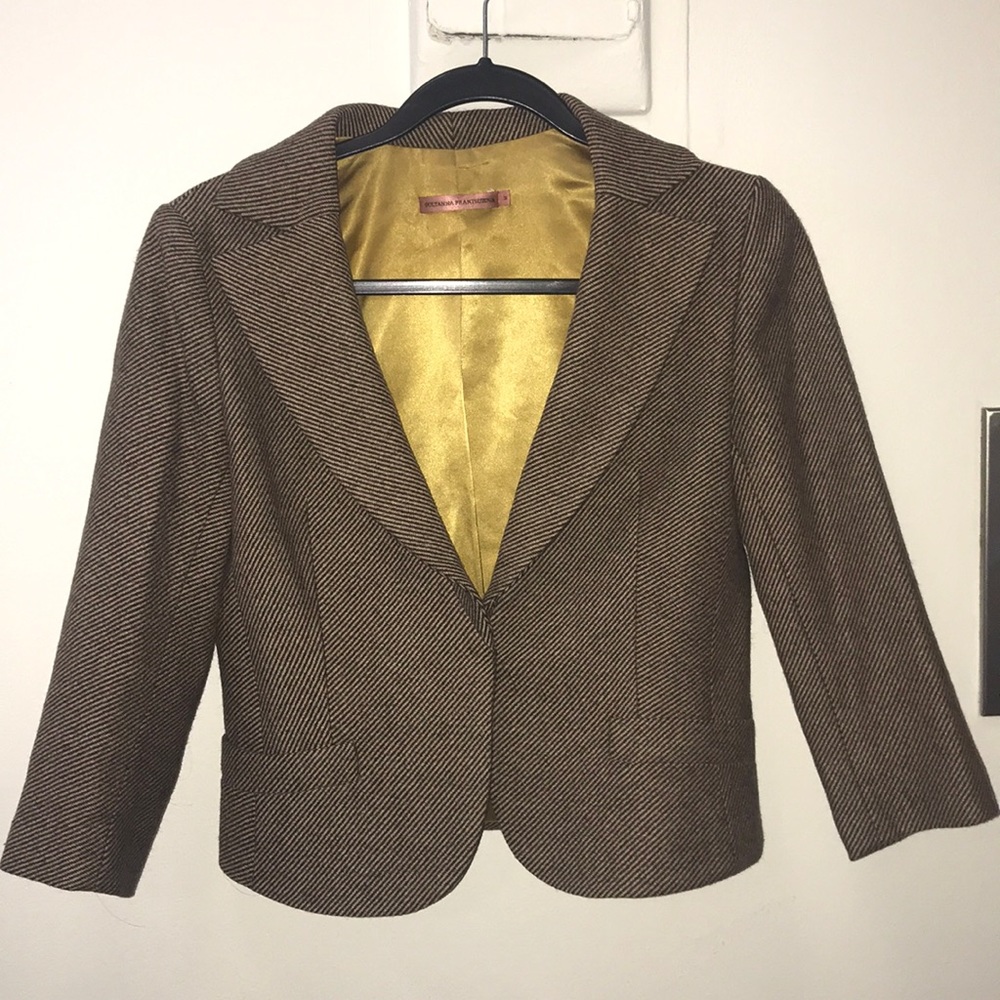 100% Wool Beige Blazer